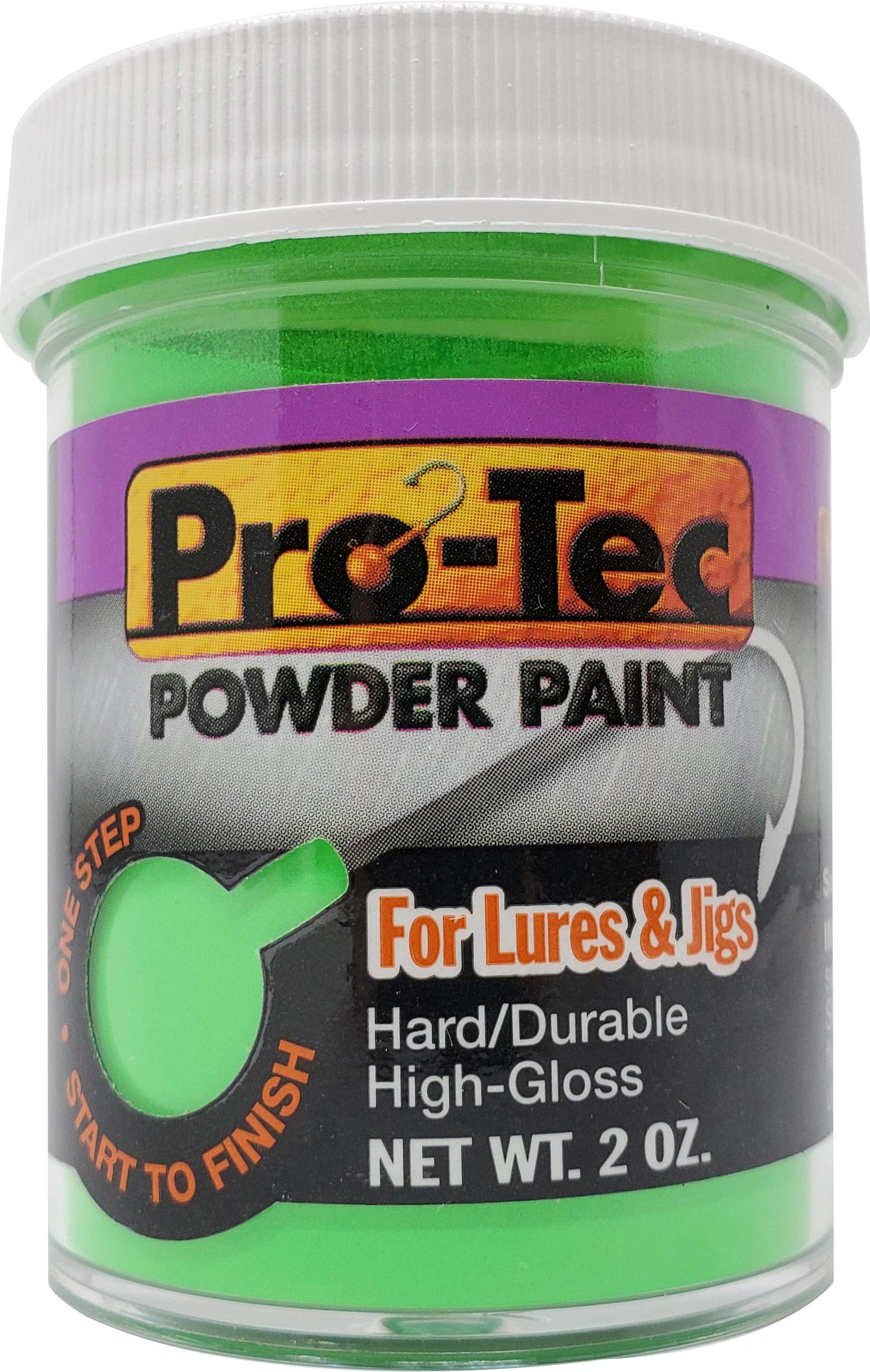 Pro-Tec Powder Paint 2 oz Jar ( Bright Green )