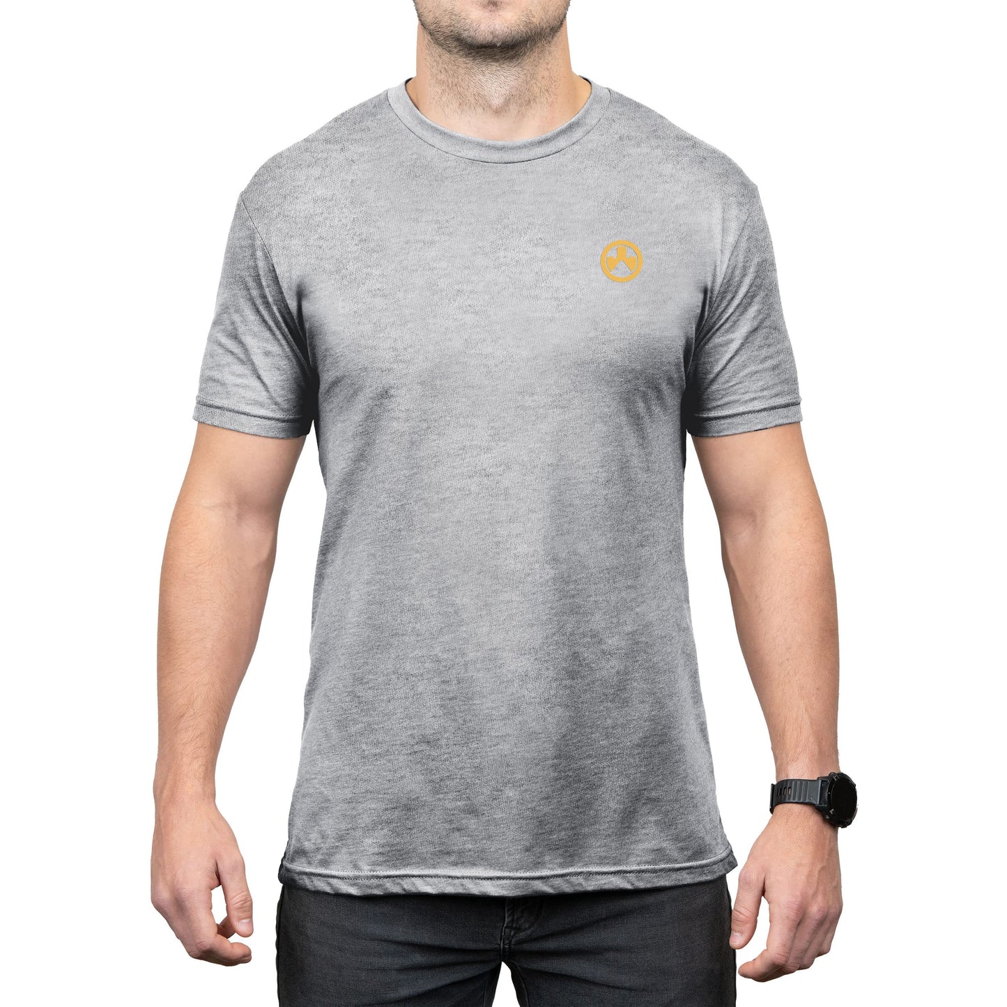 Magpul Blend Crew Neck Short Sleeve T-Shirt for Men, Summer of Drums Athletic Heather, X-Large
