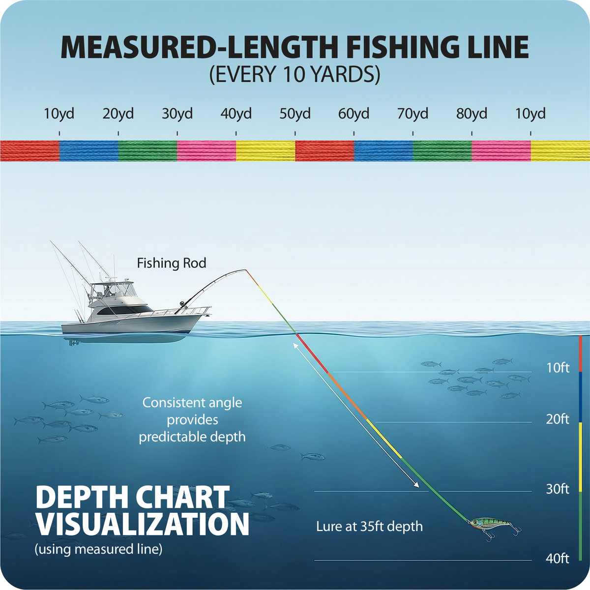 Lead Core Fishing Braid