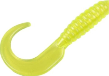 Strike King Lures Mr. Crappie Grub Lure, 2" 15 pack (Multiple Colors)