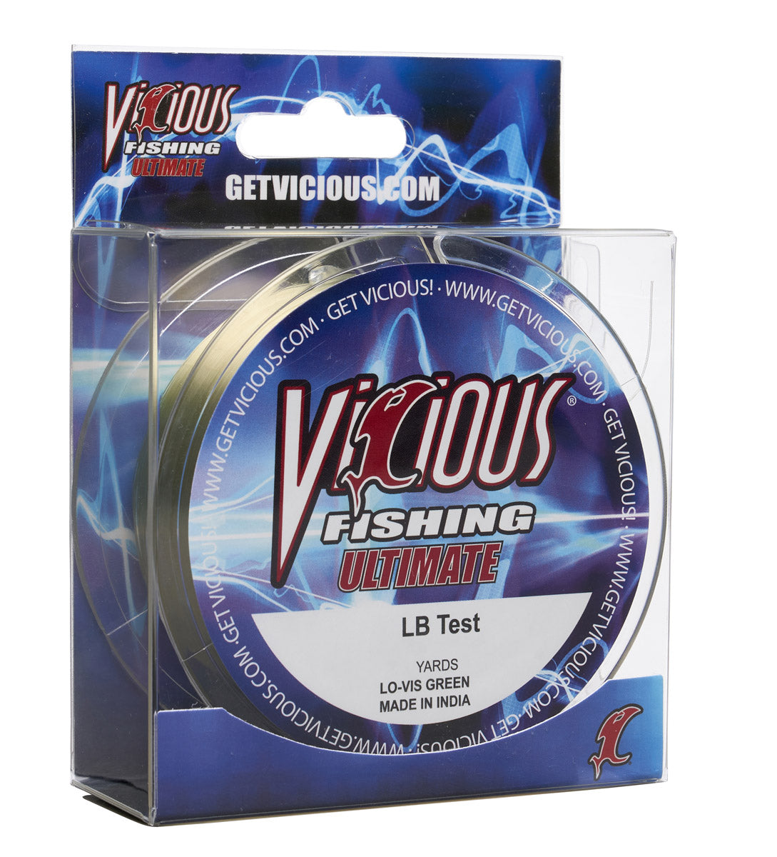Vicious Ultimate Lo-Vis Green Mono - 10 Lb Test