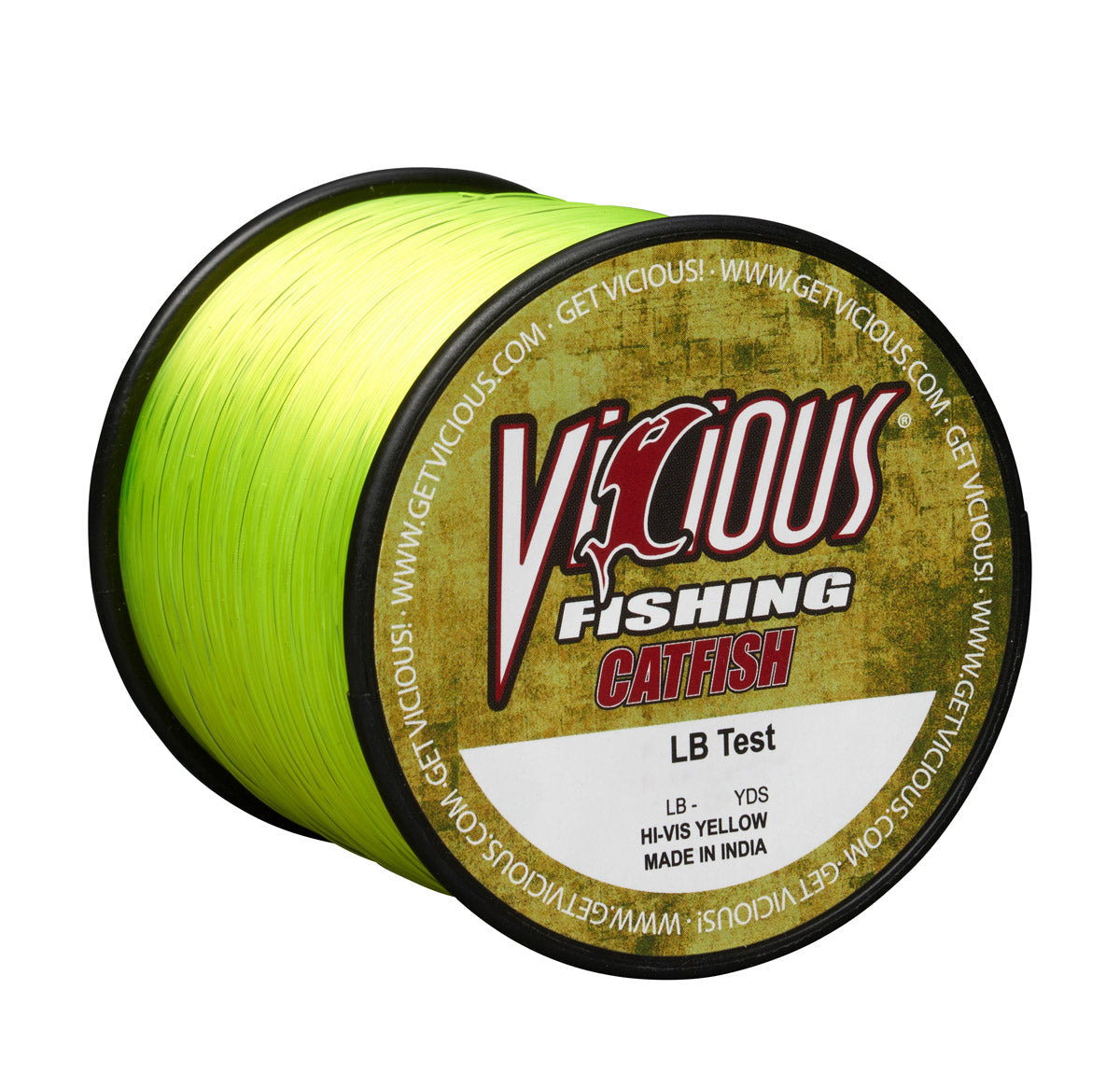 Vicious Catfish Hi-Vis Yellow Mono - 30 Lb Test