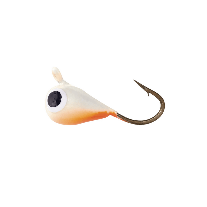 Eagle Claw Lazer Sharp Arctic Tungsten Ice Jig - Pearl Orange, 1/12 oz, size 10