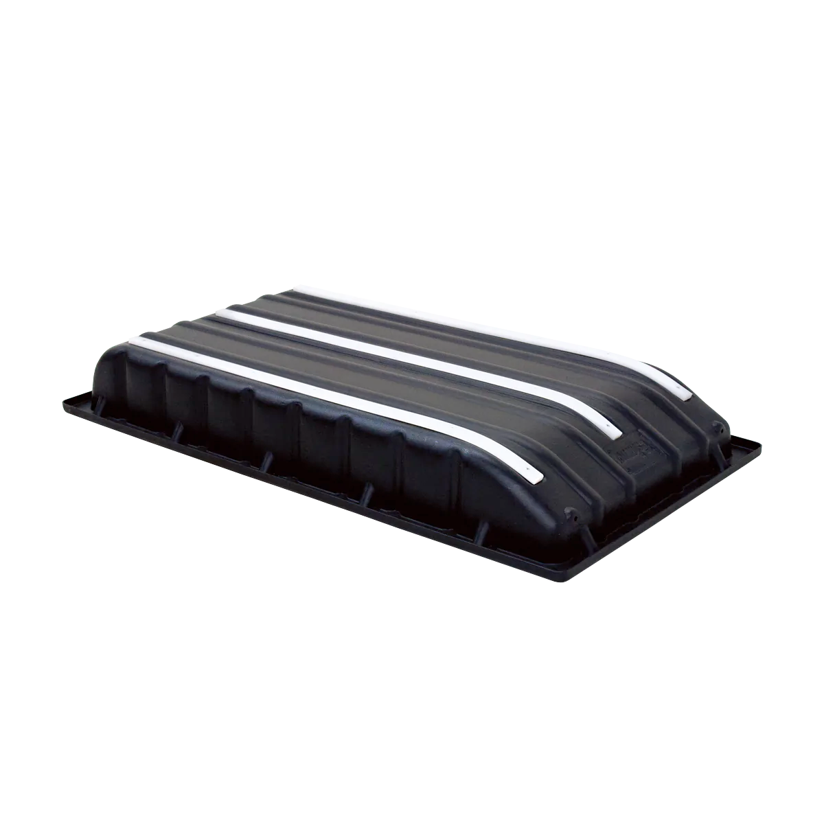 Eskimo 69195 white runner kit for 60-inch sleds; black sled shown for fitment only and not included