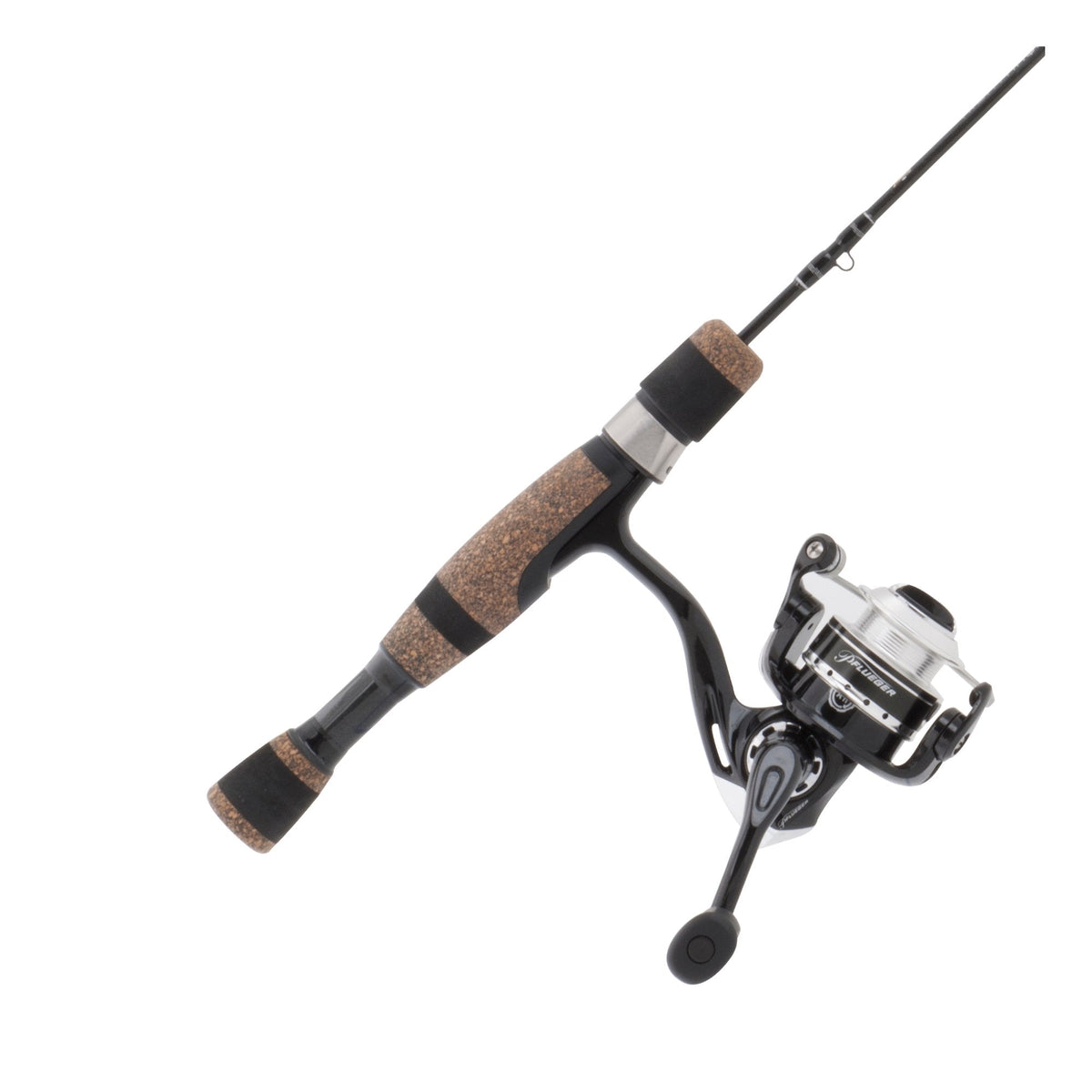 Fenwick Nighthawk ice fishing rod and Pflueger spinning reel combo