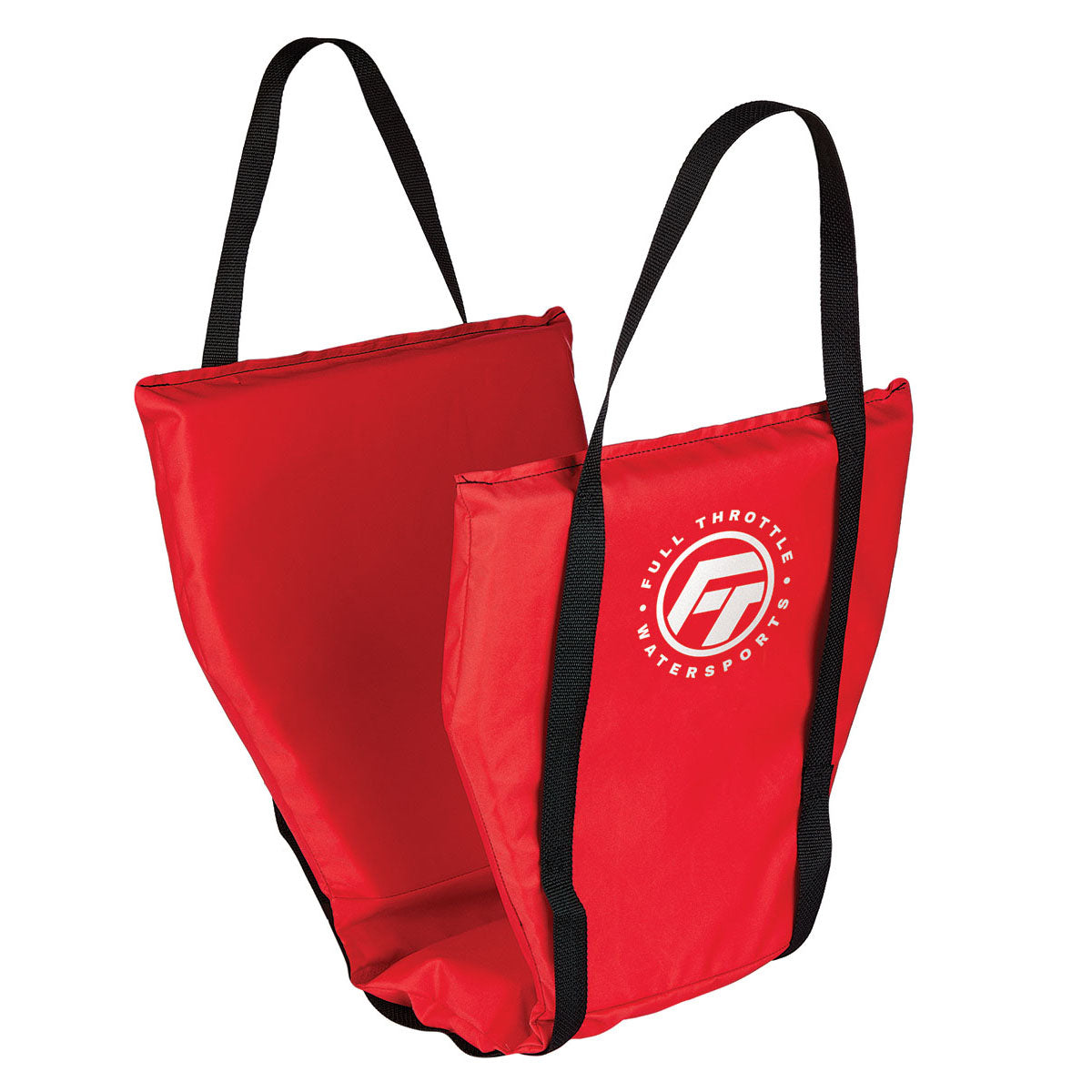 Full Throttle Cove Cushion in red with black carry handles
