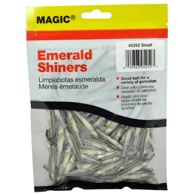 Magic Products 5252 Small Preserved Emerald Shiner Minnows, 4 oz bag