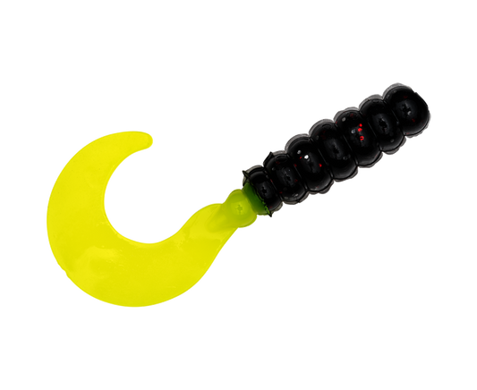 Strike King Lures Mr. Crappie Grub Lure, 2" 15 pack (Multiple Colors)
