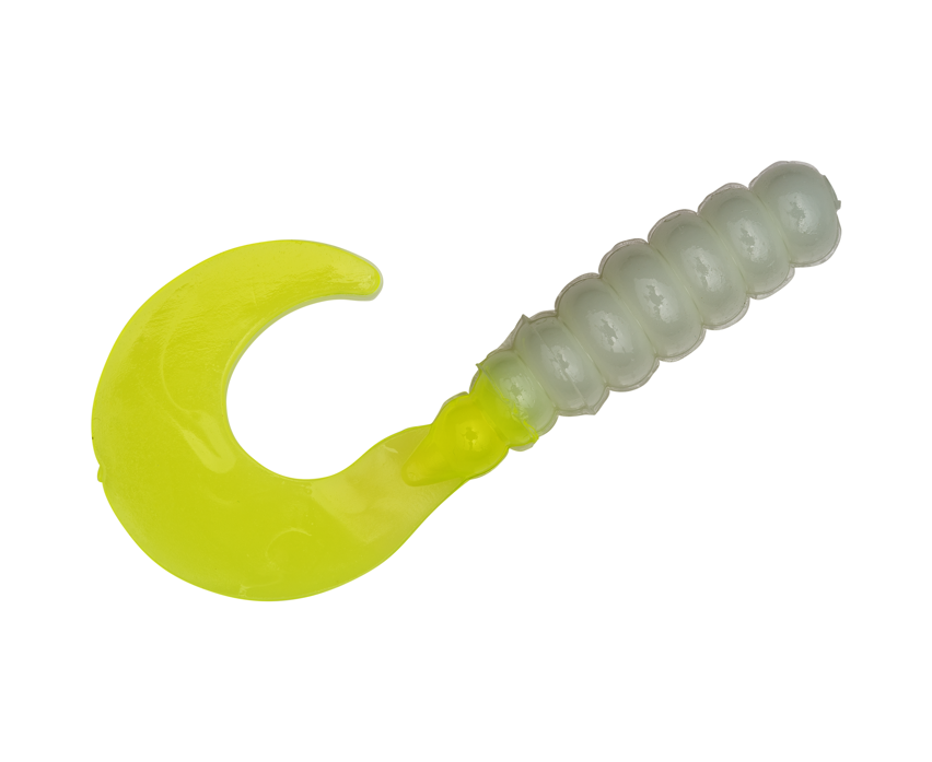 Strike King Lures Mr. Crappie Grub Lure, 2" 15 pack (Multiple Colors)