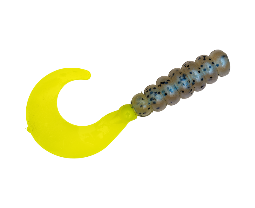 Strike King Lures Mr. Crappie Grub Lure, 2" 15 pack (Multiple Colors)