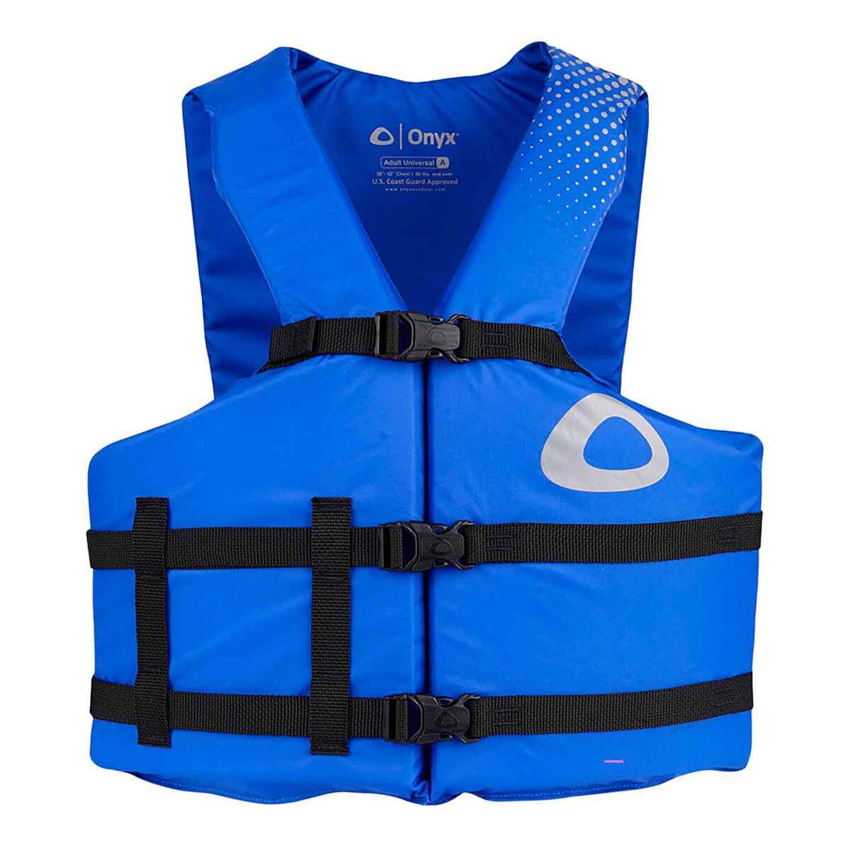 ONYX General Purpose Comfort Life Jacket - Blue, Adult Universal