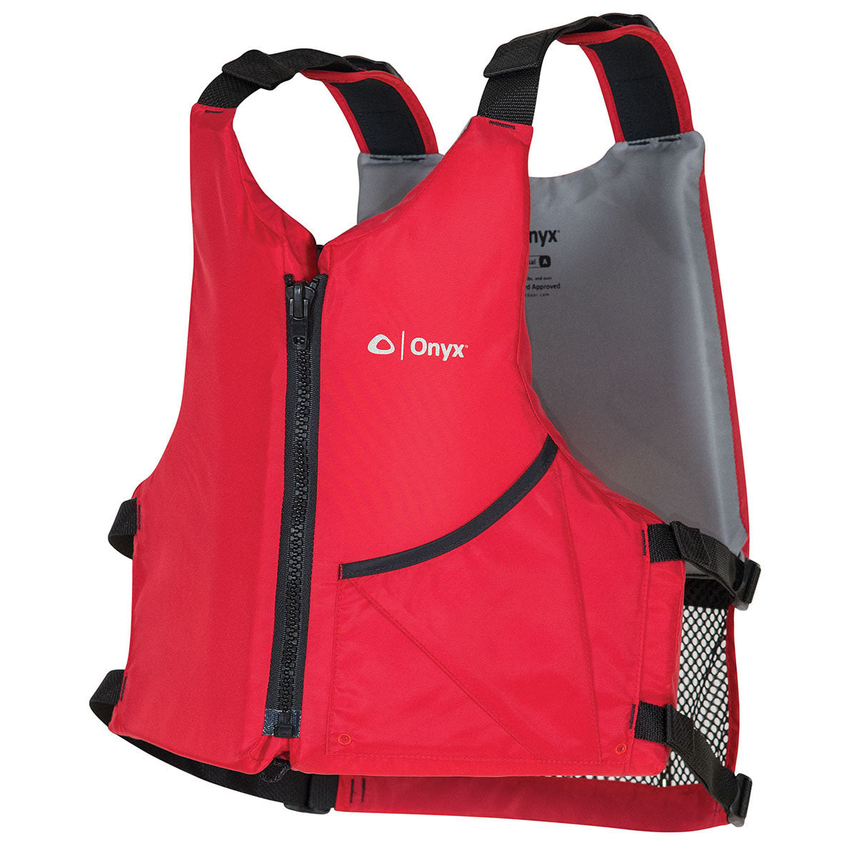 Onyx Universal Paddle Life Jacket in Red, Oversize
