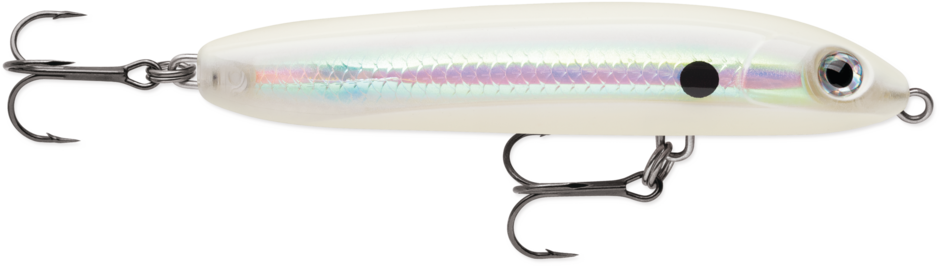 Rapala Skitter V SKV10 topwater lure in Holographic Bone, 4 in