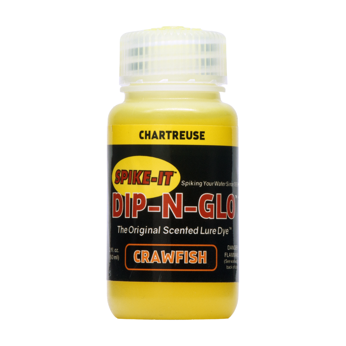 Spike-It Dip-N-Glo 2 fl. oz. — Crawfish / Chartreuse