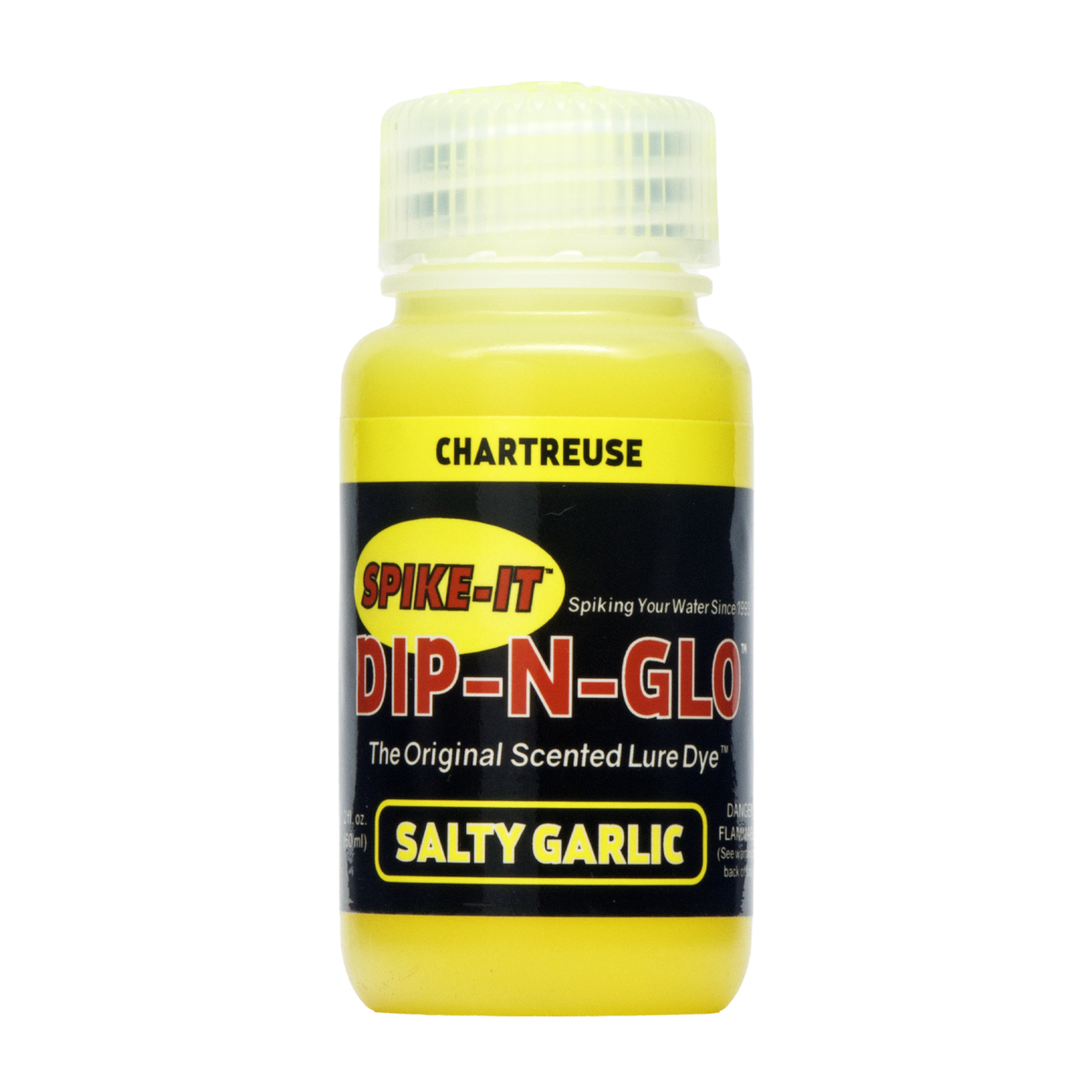 Spike-It Dip-N-Glo 2 fl. oz. — Salty Garlic / Chartreuse