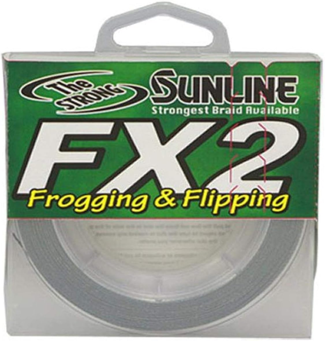Sunline FX2 braided fishing line in Dark Green for frogging and flipping