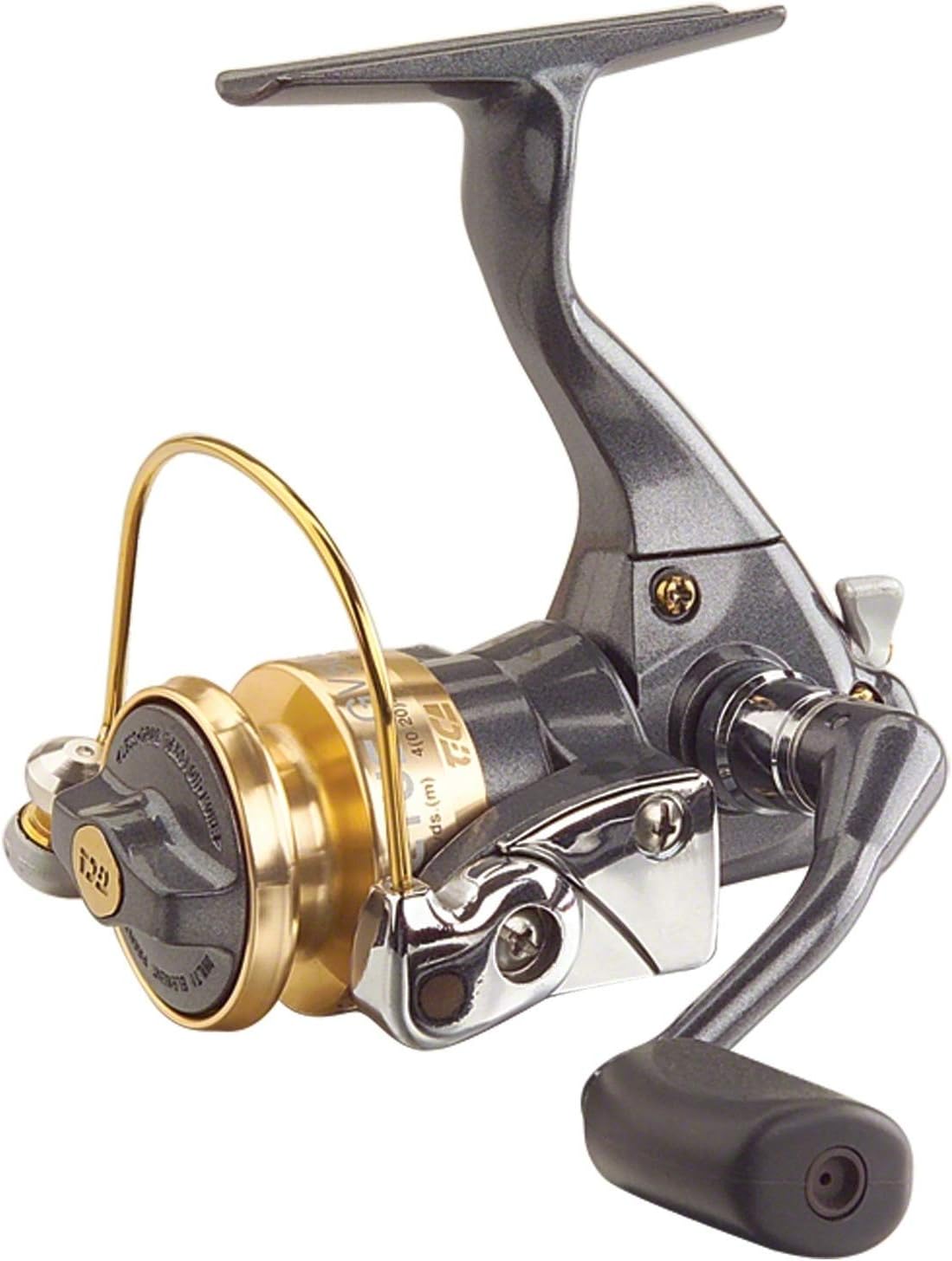 TICA Cetus GV500 ultralight spinning reel with gold spool and gray body